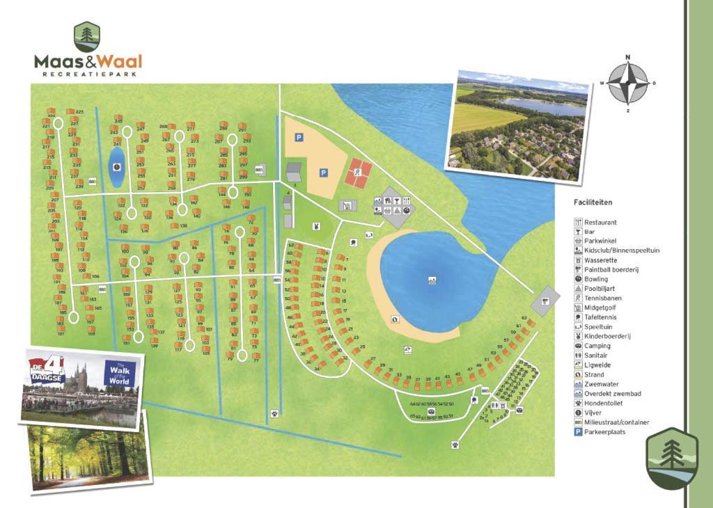 Recreatiewoning Maas en Waal 191 Villa Ewijk Buitenkant foto